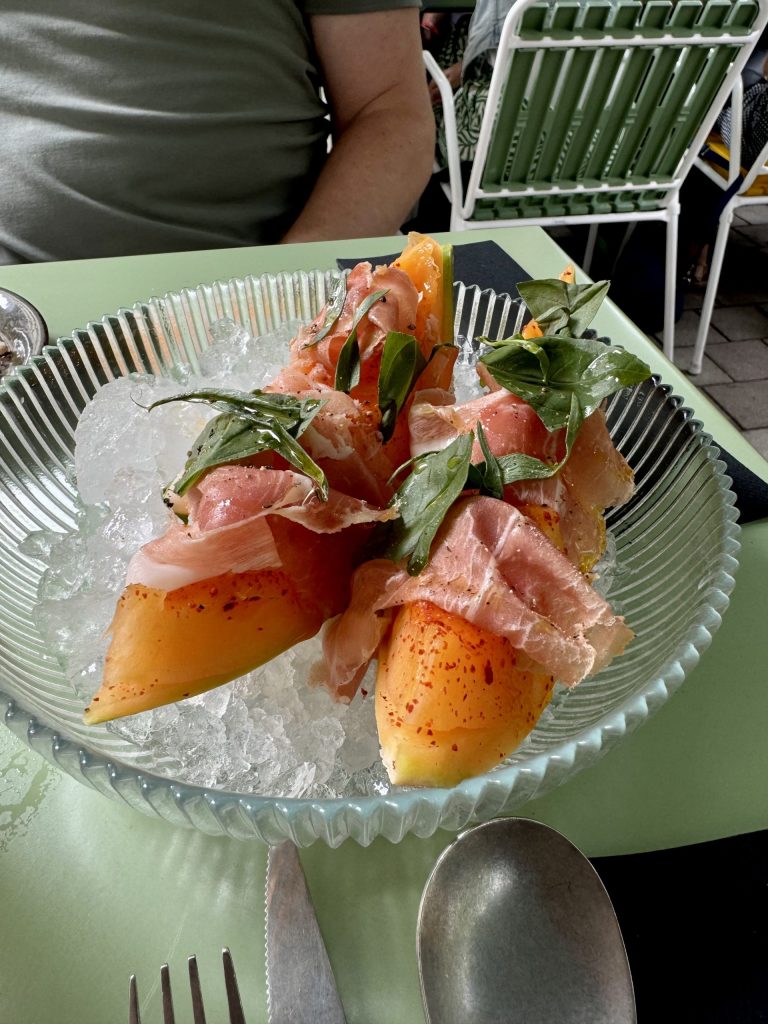 Prosciutto e Kimchi Melon